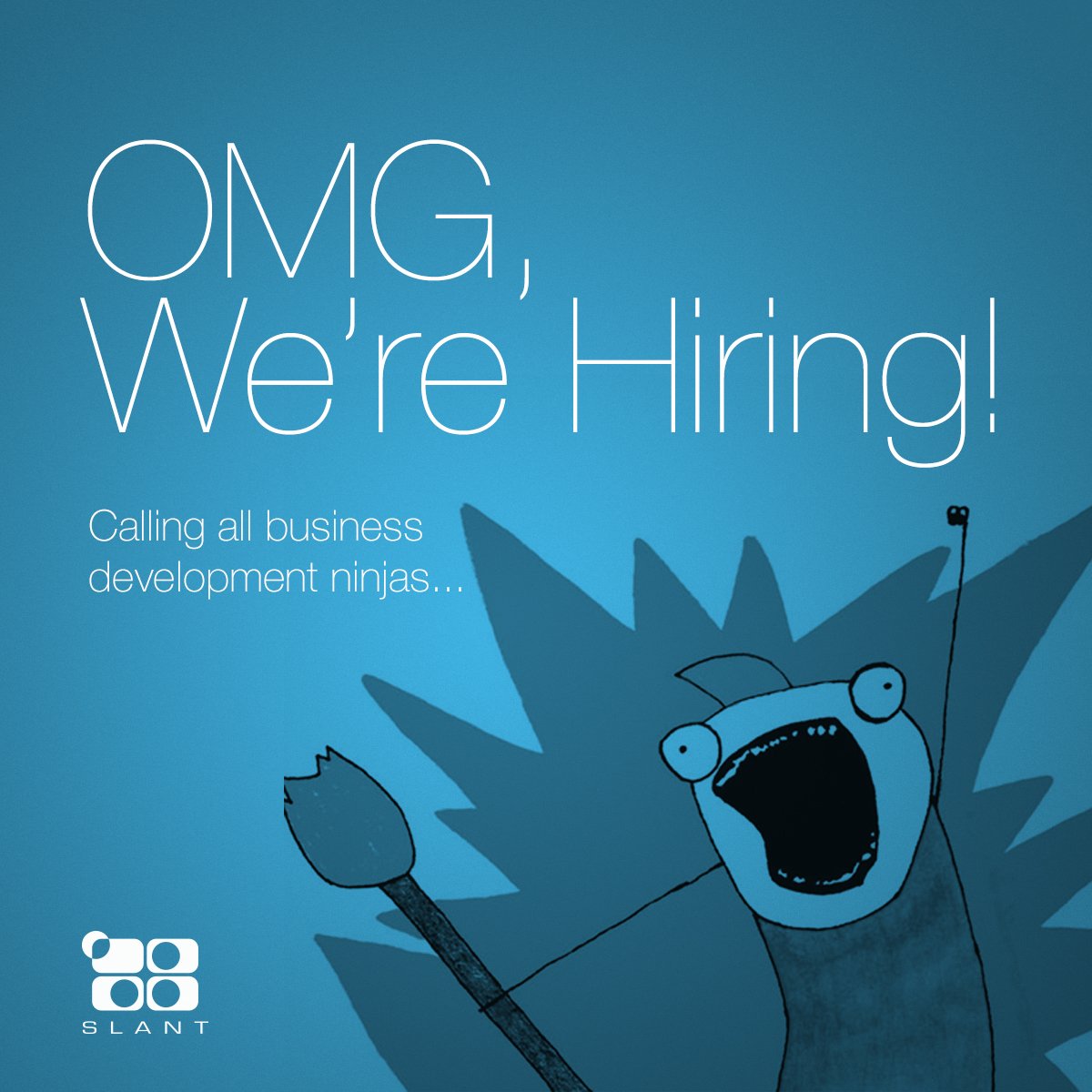 SLANT_HQ's tweet image. OMG we’re hiring! slantmedia.net/blog/2016/7/25… #yeahThatGreenville #jobs #slantastic