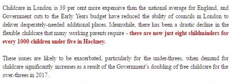 Shocking stats #London! Pls see v22collection.com to sign up for more info on our #workspace #creche.