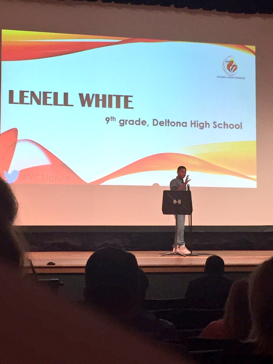 MikeMicallef1's tweet image. The future is bright for the class of 2020 @DeltonaHigh. TY Lenell for the motivation and the laughs. #VCSIgnite