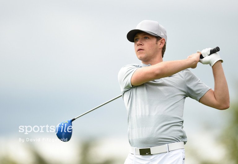 sportsfile's tweet photo. Superstar attraction! Niall Horan during the The Northern Ireland Open Pro-Am at Galgorm Castle in Ballymena! https://t.co/GH6UQgi67I