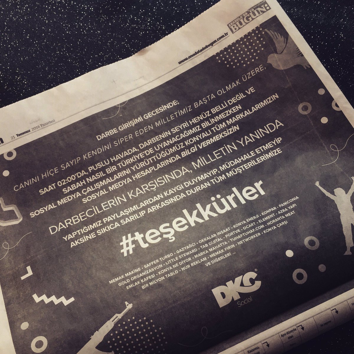 DKC Social'dan müşterilerine #teşekkür