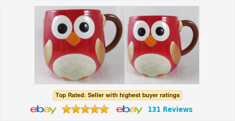 VeezVillage's tweet photo. #Harry &amp; #David 3D Red #Owl Coffee #Mug 2014 Extra Large 20 oz Cup HTF EUC #harrydavid https://t.co/T4OrMTSBNc https://t.co/Ql2QzLCLP6