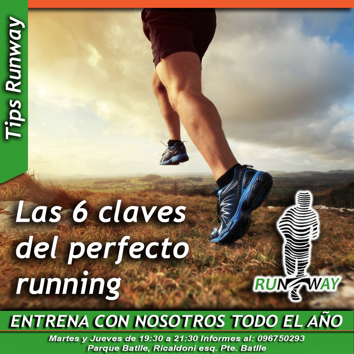 RunWayMvd's tweet photo. LAS 6 CLAVES DEL PERFECTO RUNNING https://t.co/zV5fpRoCT0 #Running #VidaSaludable #SinExcusas #Muevete #TipsRunway https://t.co/hmIqUCRVIh