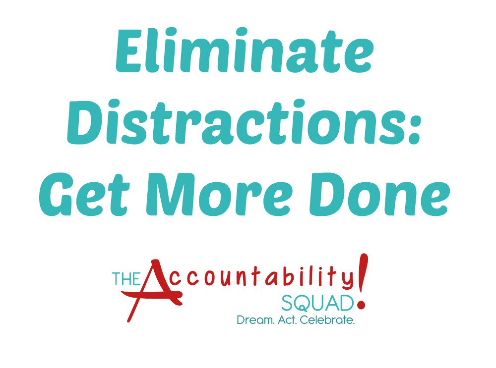 debbieogrady's tweet photo. Eliminate Distractions: Get More Done! | Accountability Squad - https://t.co/Lde5DeZhB0 #Accountability https://t.co/mQKajlBMGZ