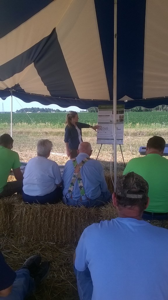 IN Watershed Init. (@inwatershed) on Twitter photo <a href="/BrHanrahan/">Brittany Hanrahan</a> talks about positive impacts of #covercrops and two-stage ditch for reducing #watershed nutrient export <a href="/BrHanrahan/">Brittany Hanrahan</a> talks about positive impacts of #covercrops and two-stage ditch for reducing #watershed nutrient export