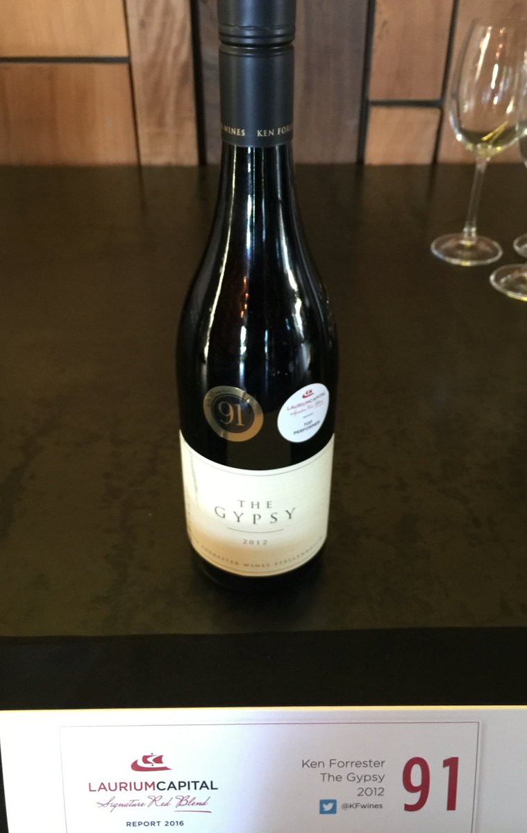 Winemag's tweet image. Ken Forrester The Gypsy 2012 #91points #LauriumSignatureReport