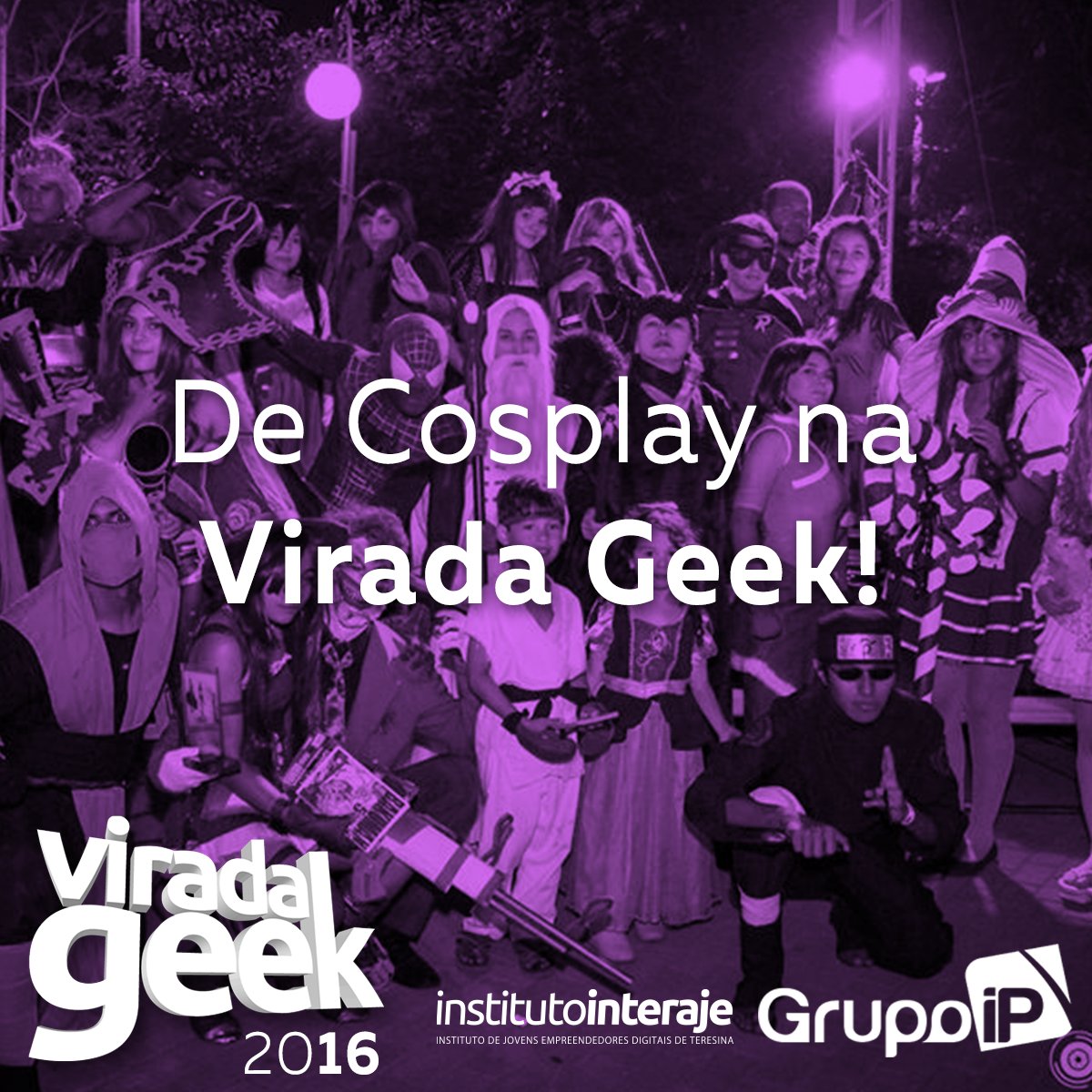 Viradageek's tweet photo. ⚠Atenção galerinha!!!! Vai ser cosplay na Virada Geek? A resposta é: Claro \o/ Aguardem mais informações. ⚠⚠⚠ https://t.co/npuX4XglSG