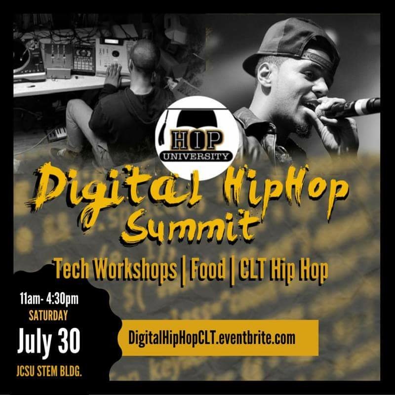 Central1Lc's tweet photo. Get tech skills - @Hip_Hop_Univ and @JCSUniversity host Digital Hip Hop Summit Sat. 7/30. #bridgethedivide #digclt https://t.co/l7F1Q3ItUa