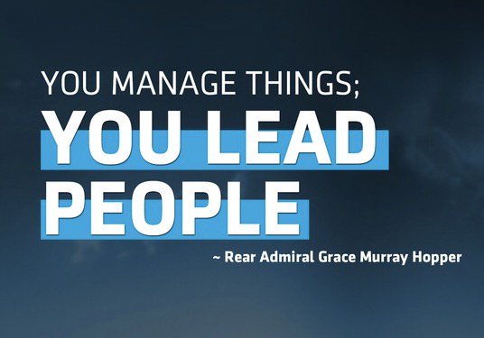 LeadToday's tweet image. Authentic leaders know that they can manage the business but they must lead it's people.