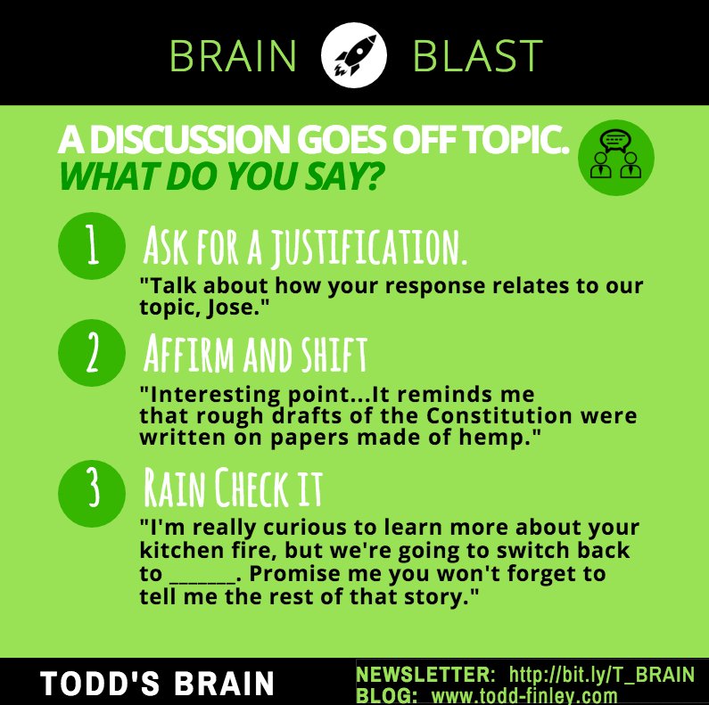finleyt's tweet photo. A class talk goes awry. Now what? | Check out TB's Newsletter for strategies--> https://t.co/rg7HN6nD1G https://t.co/3L76BZusq2