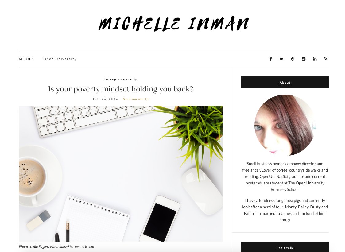 _michelleinman's tweet photo. Is your poverty mindset holding you back? https://t.co/llYF6Y8fgY @TheBlogger_Hub #smallbiz #bizblog #smallbizblog https://t.co/0qH20hz1uN