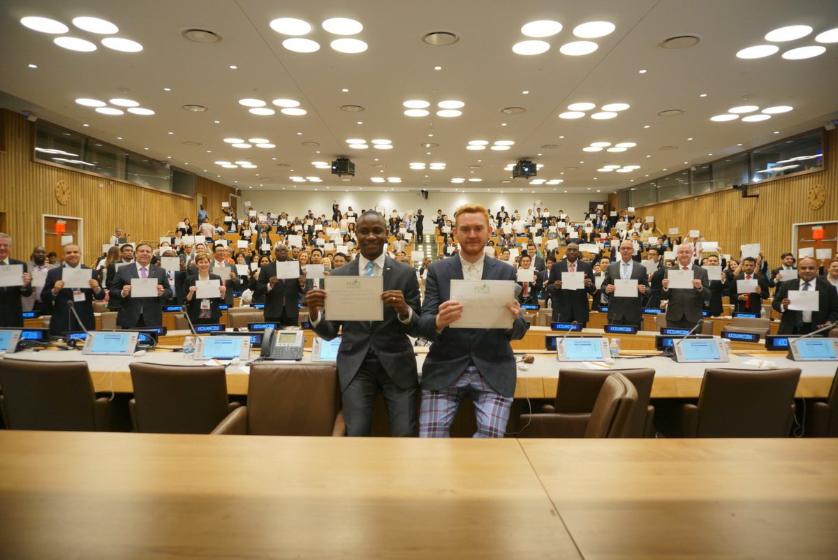 #JCISummit2016 delegates stand for peace and pledge to take individual action to ensure #PeaceIsPossible #JustAct