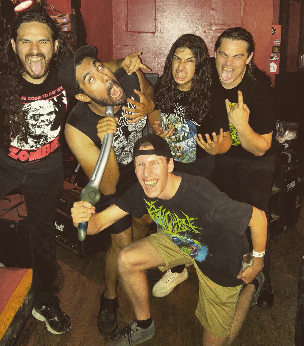 HeavyMetalPolls's tweet photo. I got to see @Exmortusband again last night! I caught a signed blowup sword that was thrown into the crowd! https://t.co/esnAZ9nQ3P