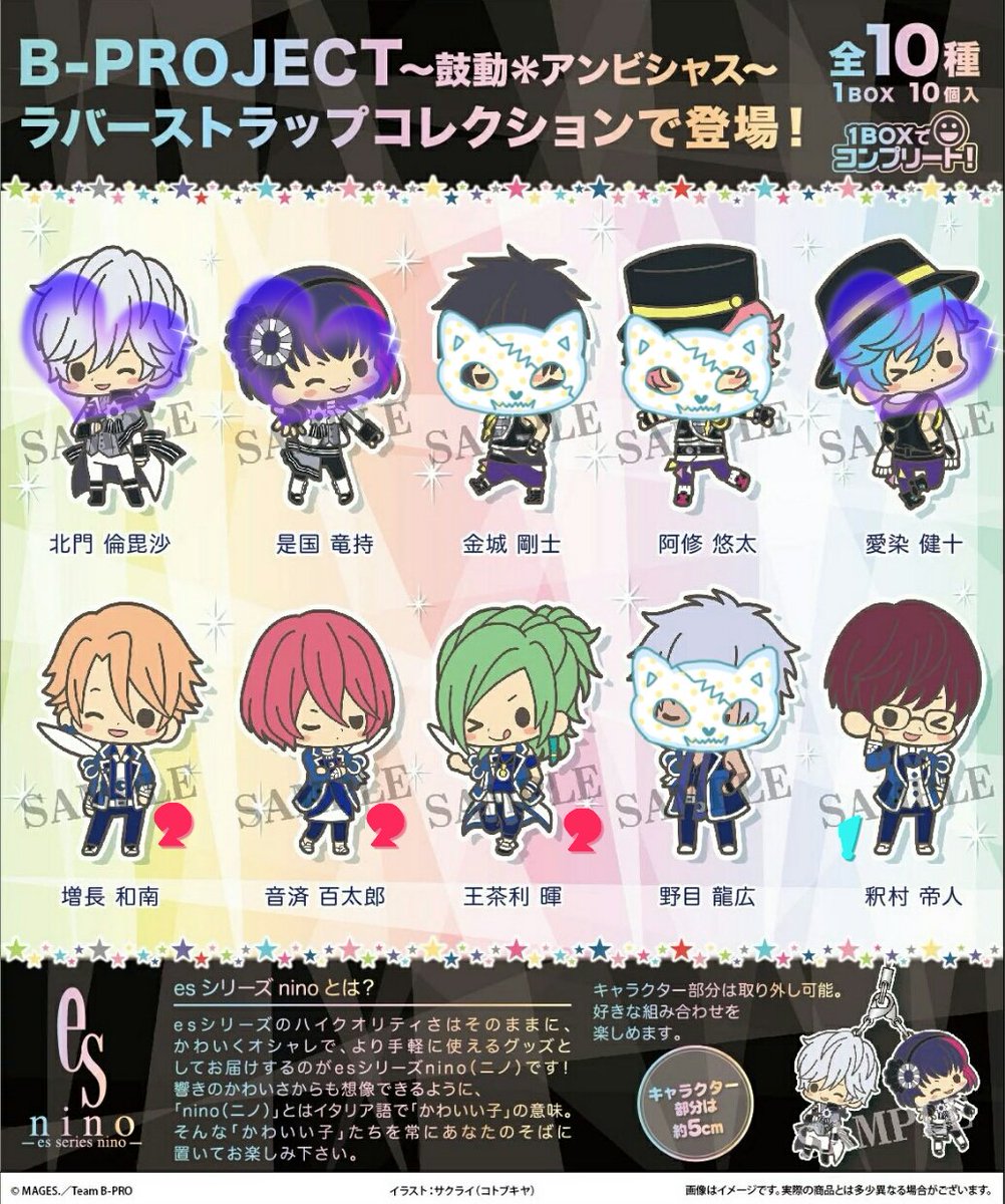 setuna_silver's tweet photo. 【譲渡②】B-project Bプロ コトブキヤ ラバスト ウィンクver 2box予約済み

譲：★増長2 ☆音済2 ●王茶利2
　　★釈村 1
　　
求：定価＋送料
@bpro_torihiki @Bpr_bot 
https://t.co/kXF4z7crtT