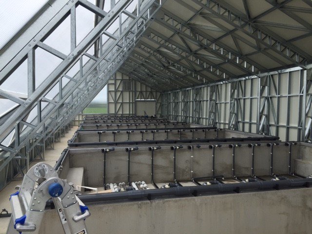 Algaewheel's tweet photo. OneWater are installing an Algaewheel Wastewater Treatment System at Southwestern Consolidated Schools in Indiana. https://t.co/rNaVmJnNvb