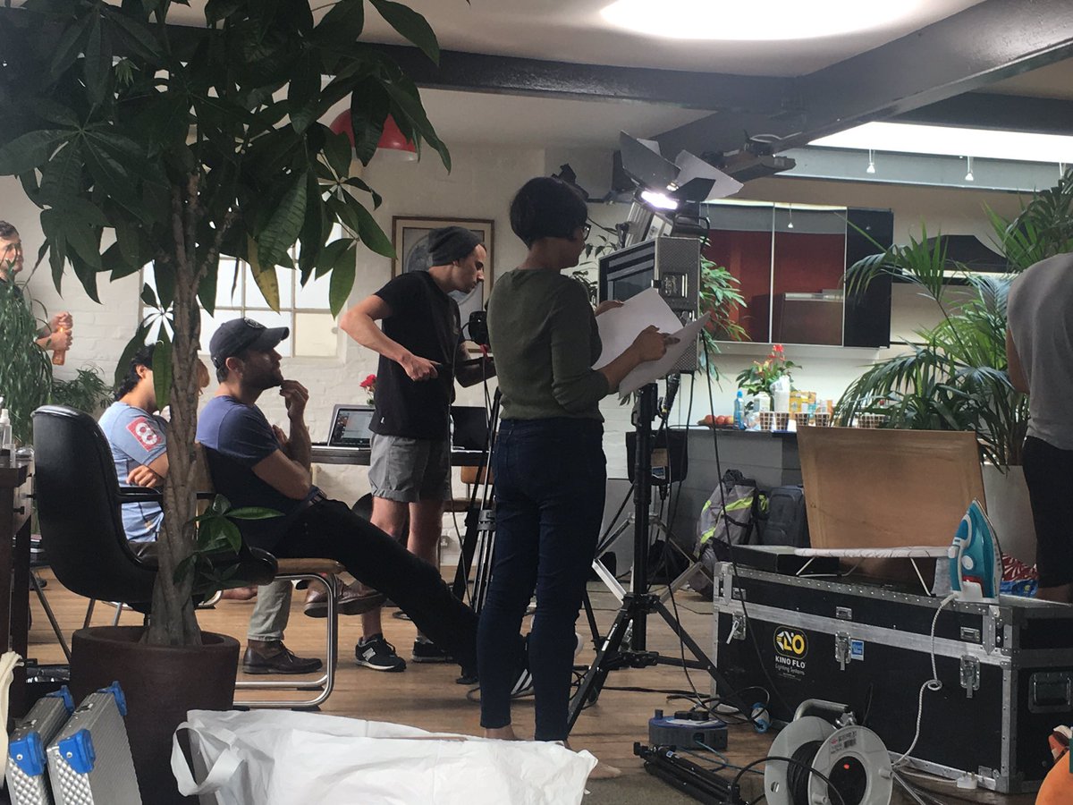 Annnnnnd action! #bts #BehindTheScenes #work #mua