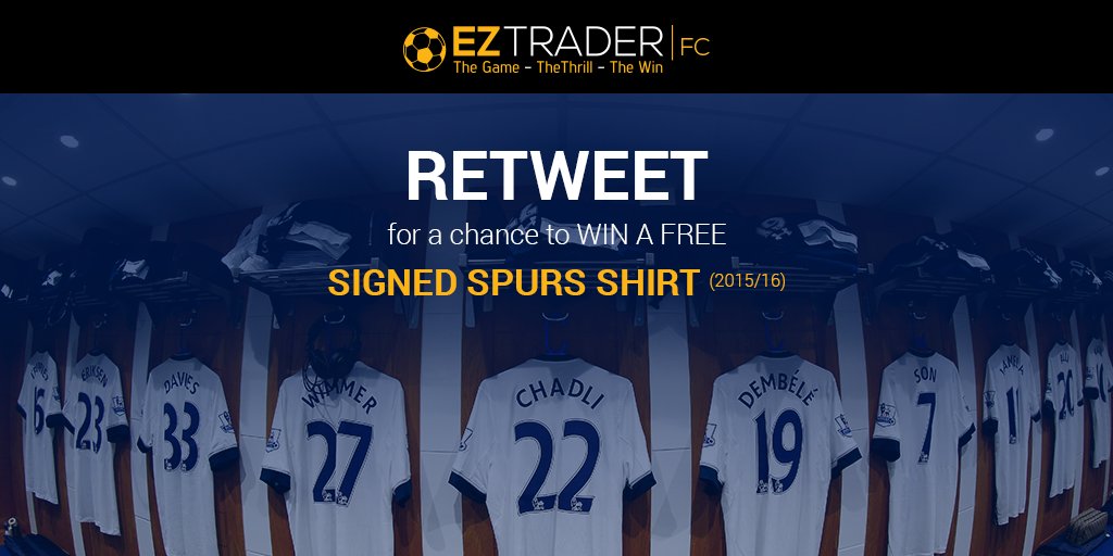 Get a chance to WIN A FREE <a href="/SpursOfficial/">Tottenham Hotspur</a> shirt (2015/16) signed by the team's TOP players! RT so no one misses it!