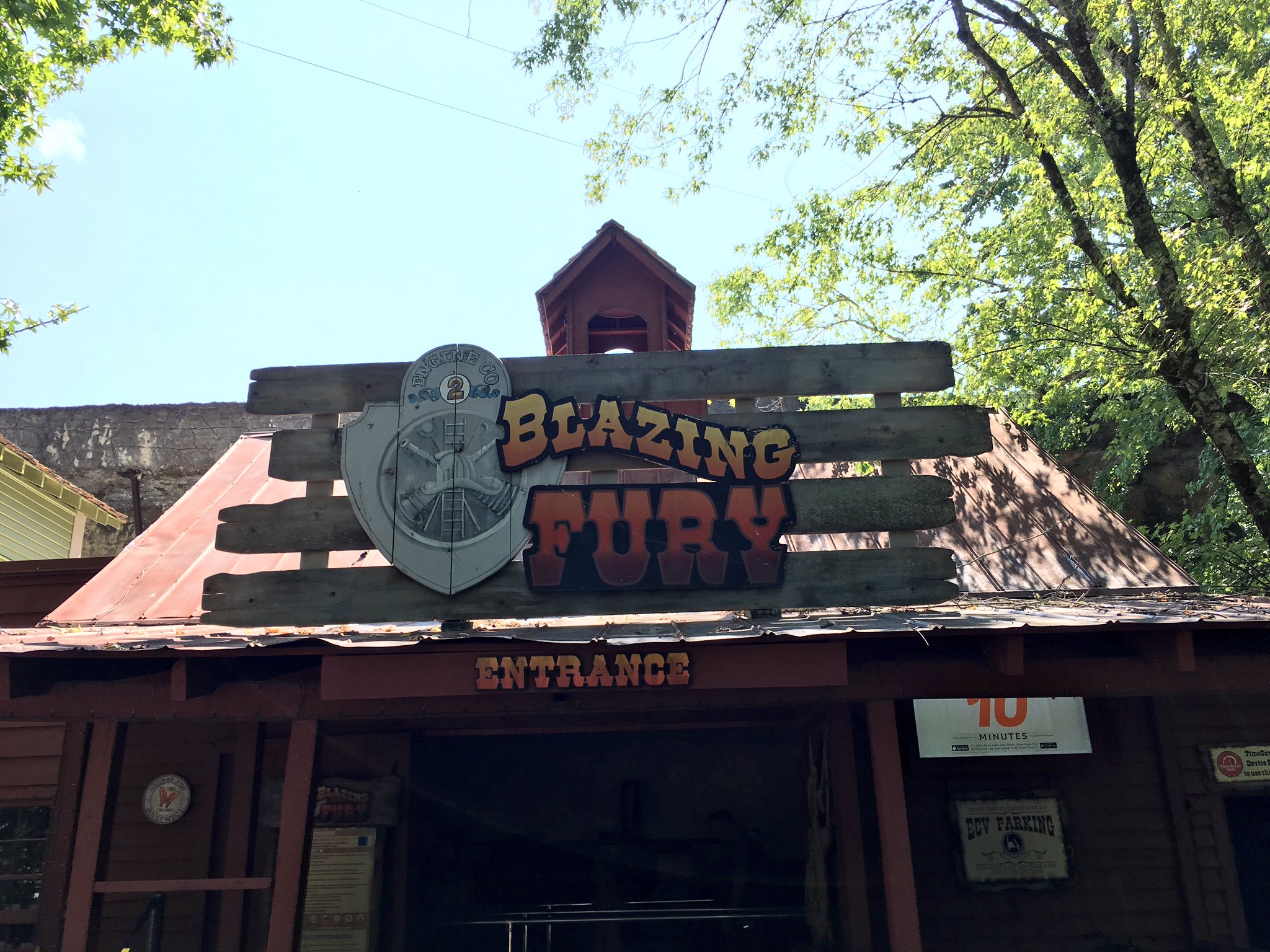 themeparkreview on Twitter "Blazing Fury... Absolutely classic dark