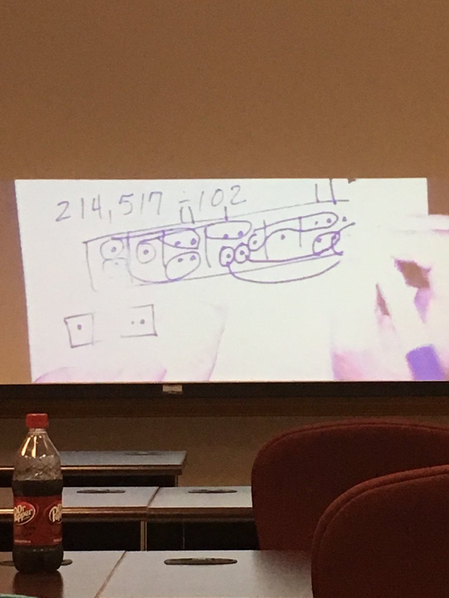 CarterJen88's tweet photo. Exploding dots!! This is going to make teaching division much easier!! #rcemt #pmsc16 https://t.co/MmlI2bImmF