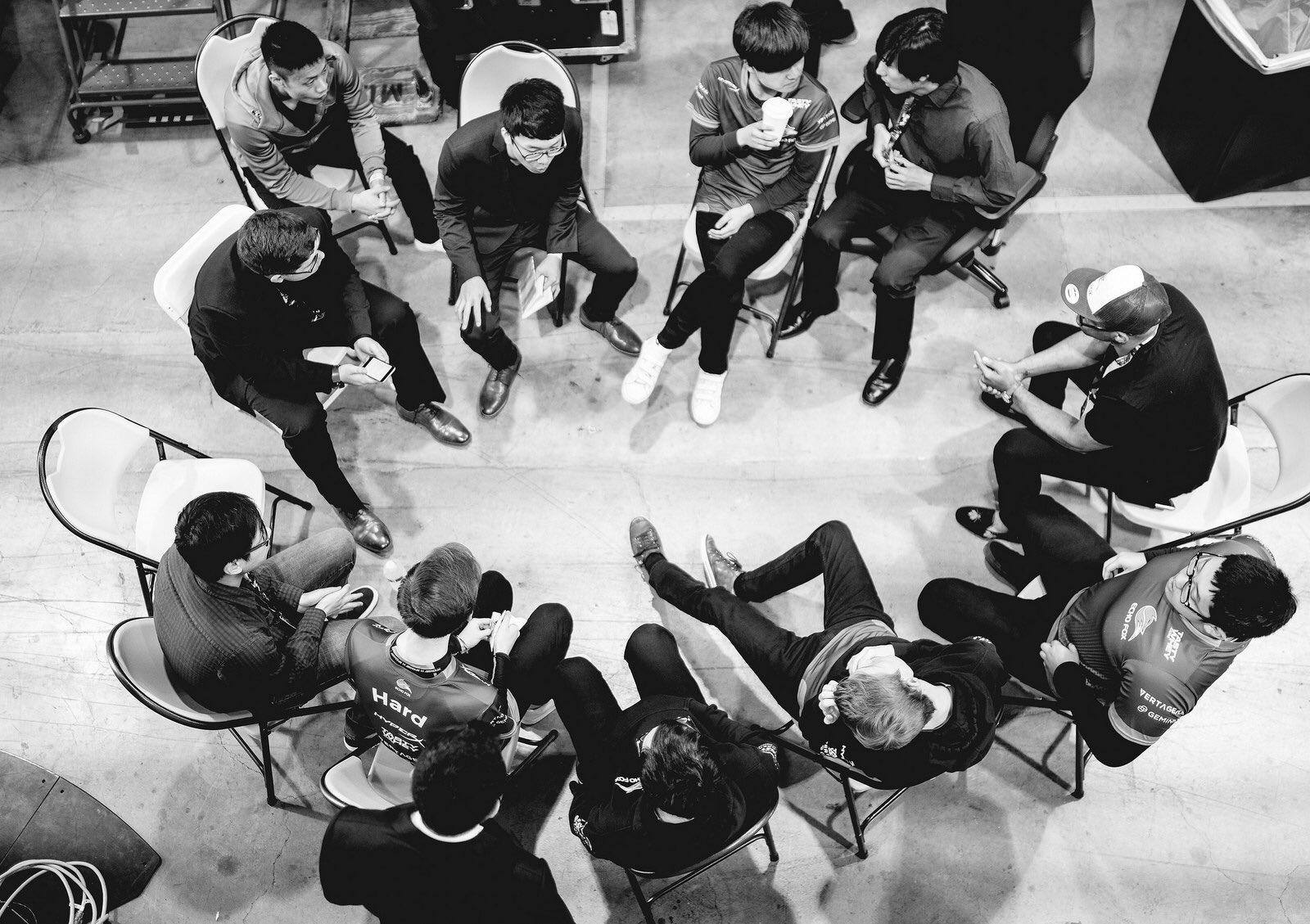 Echo Fox preparing for a game. Photo by Echo Fox.