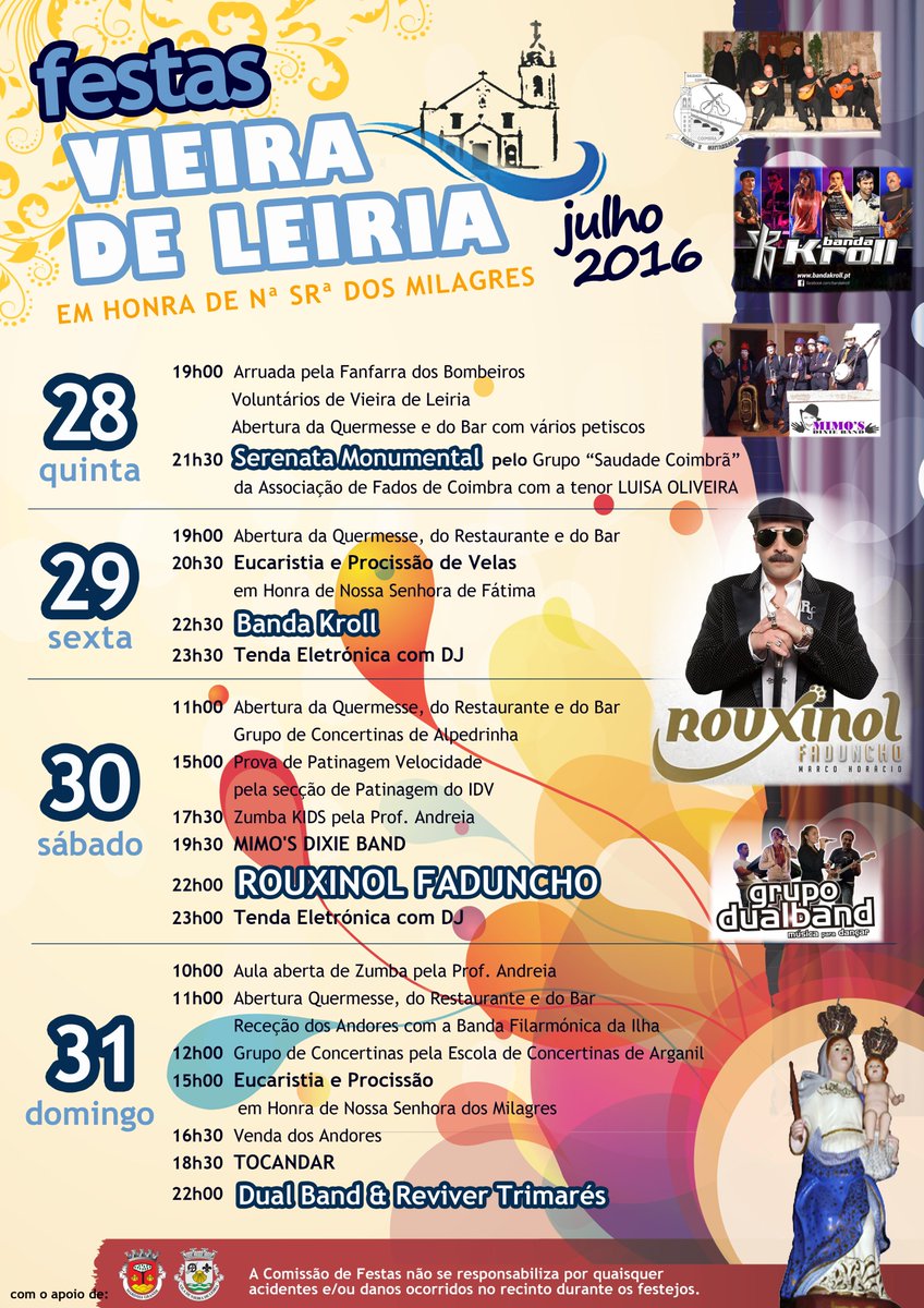 As Festas de Vieira de Leiria começam amanhã.