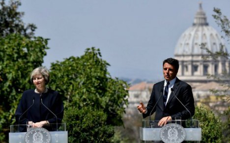 TheLocalItaly's tweet image. What we learned from Theresa May’s first visit to Italy as PM - tinyurl.com/gtj4744 #Italy #UK #politics #brexit