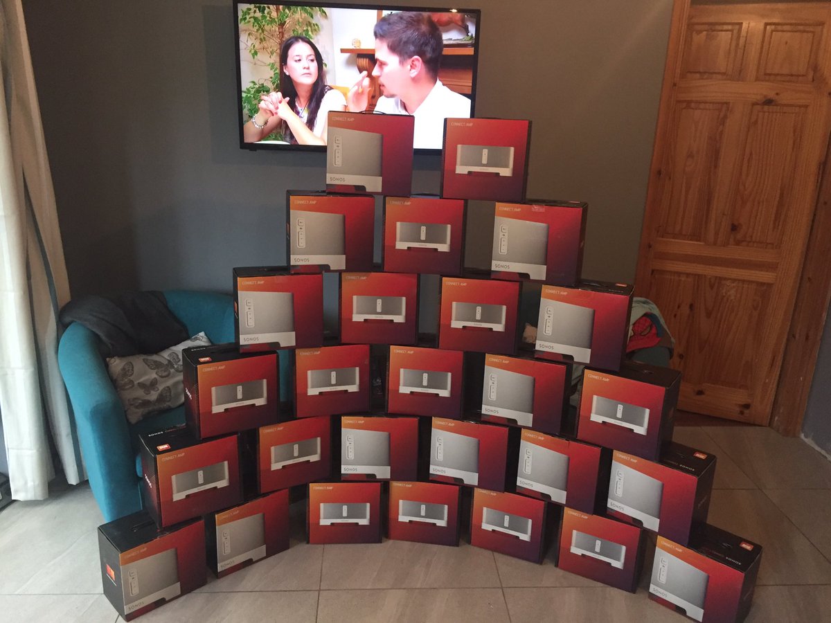 InstallAv's tweet photo. Going to be a busy #Sonos #installav @Sonos @LiveInstall @avtweeps https://t.co/GWdWNHAdDe