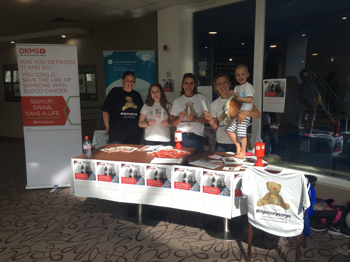 FightforGeorge's tweet photo. @DKMS_uk over 70 new life savers swabbed #fightforgeorge #beatcancer https://t.co/seUu8JAo2k