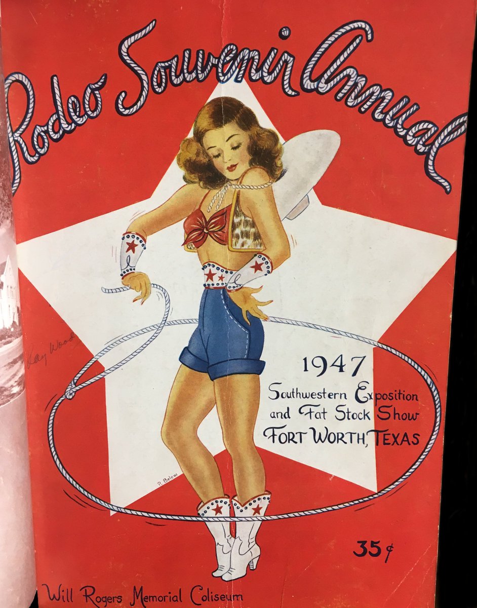 fwssr's tweet photo. We are going #retro on this #westernwednesday. What do you think of this vintage 1947 #fwssr souvenir annual? https://t.co/wJhd7g69NB