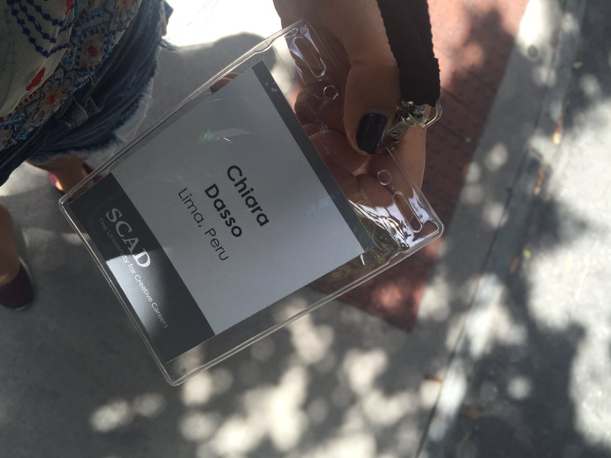 chiara_dasso's tweet photo. SCAD visit! https://t.co/Fum6U2chWx