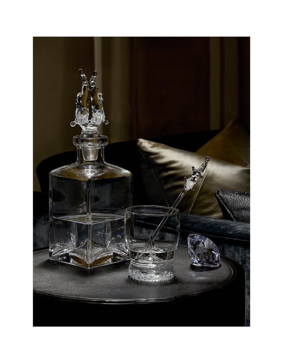 BeauHanXu's tweet photo. Enjoy your #spirit in our @Swarovski Beau Cut glassware.   Want to see our crystals set free &amp; sparkle? #iwscresults https://t.co/itXYd2887a