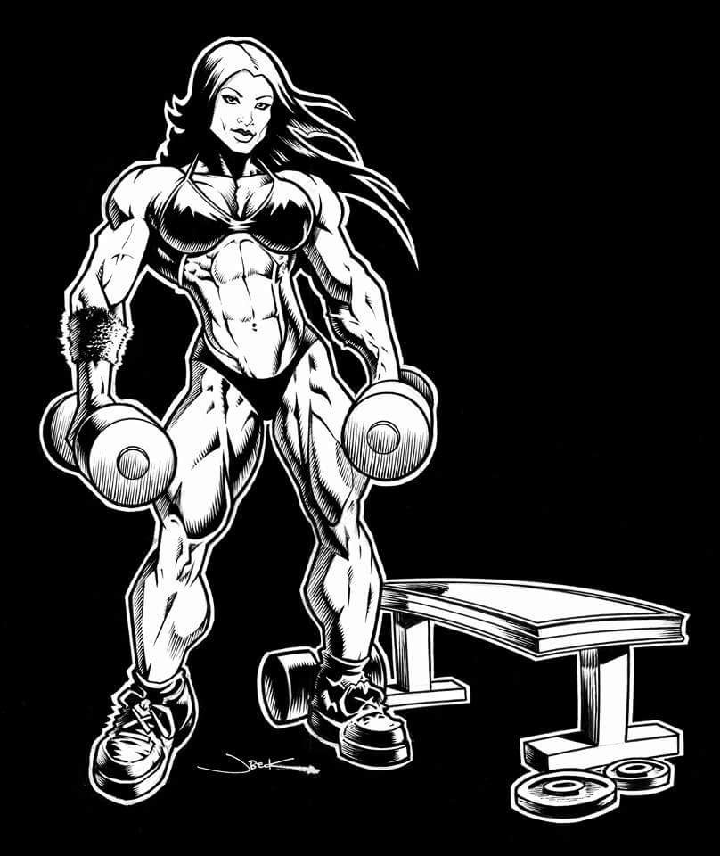 fbbnews (@fbbnews) on Twitter photo Awesome/cute muscle girl art by Jerry Beck - look out for this on a tank top soon! <a href="/isabelleturell/">Isabelle Selena</a> Awesome/cute muscle girl art by Jerry Beck - look out for this on a tank top soon! <a href="/isabelleturell/">Isabelle Selena</a>