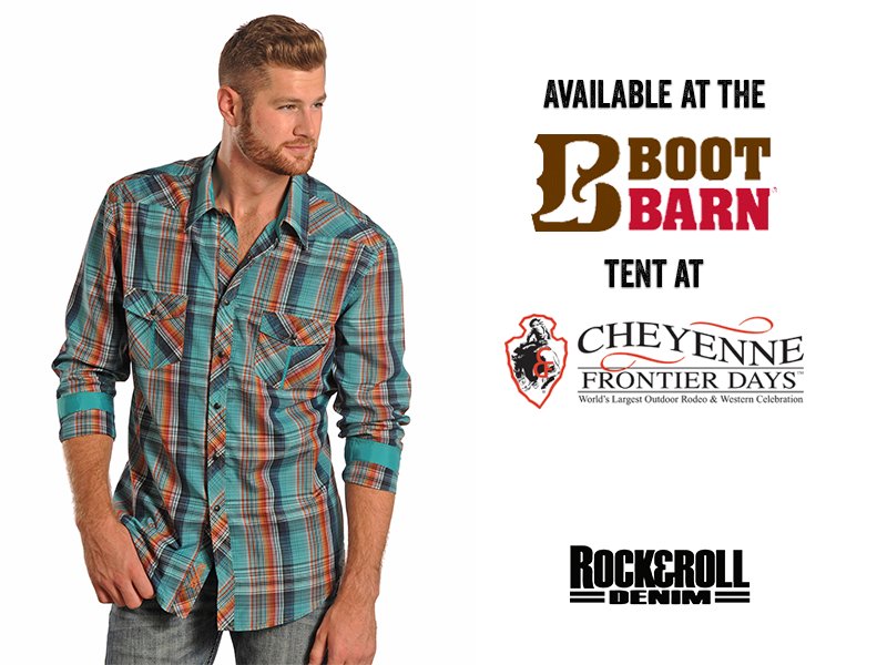 Get the styles you love at the "Daddy of 'Em All"! Check out #RockandRollDenim at the <a href="/bootbarn/">Boot Barn</a> tent! #CFD