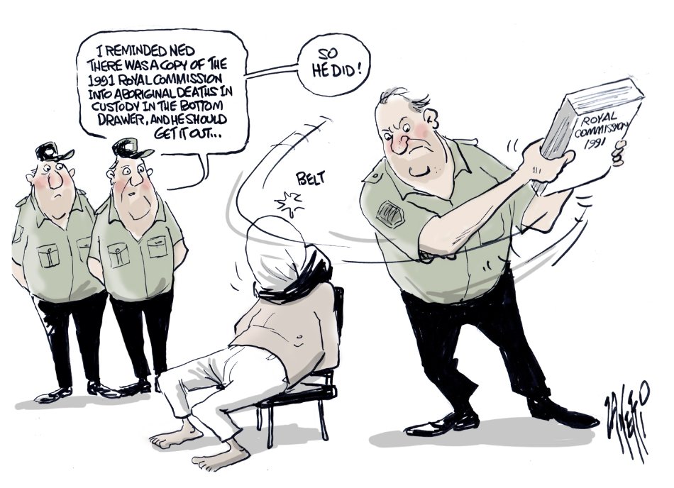 1991 Royal Commission...

Zanetti cartoon
#auspol #NTpol #indiginous #SOSBlakAustralia #DonDaleKids #RoyalCommission