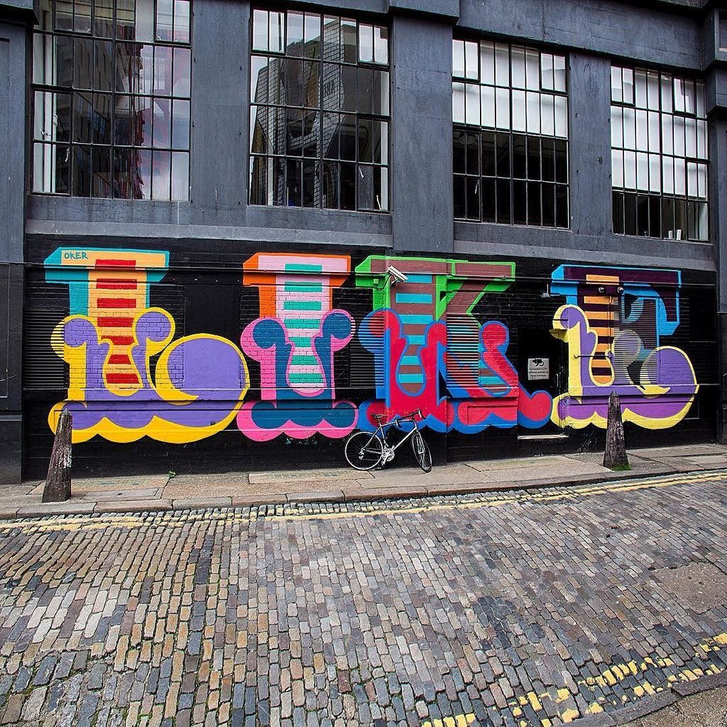 moutonfred's tweet photo. #ben #eine #beneine in #shoreditch #london #streetart #steeet #art #illustration #typography #letter https://t.co/Q88rULUYIe