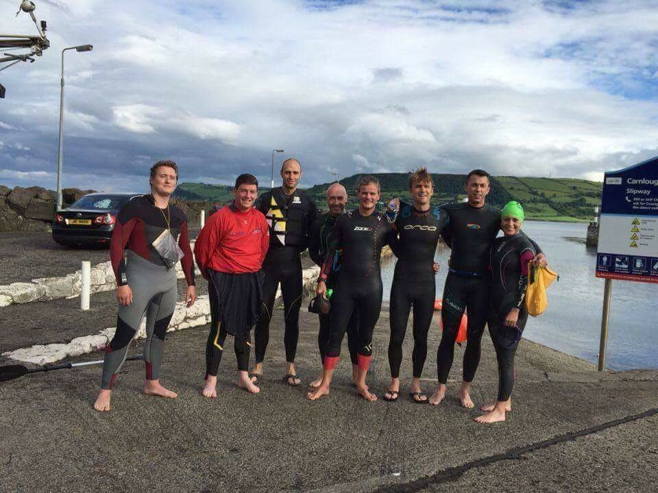 helamurray's tweet photo. Carnlough to Glenarm swim. Thanks to support crew @Larne_Times @Times_Sport @michaelmccam https://t.co/uVNGImWAB7