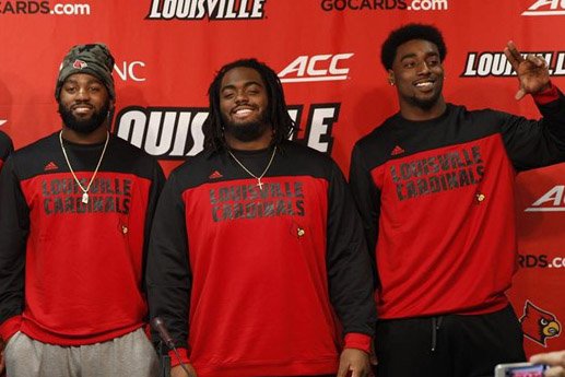 UofLFanBASE's tweet photo. Louisville's Keith Kelsey, DeAngelo Brown, &amp; DeVonte' Fields (@Yaboiphilly95) Named 1st Team All-ACC By Media #L1C4 https://t.co/FnH8m8ZUUG