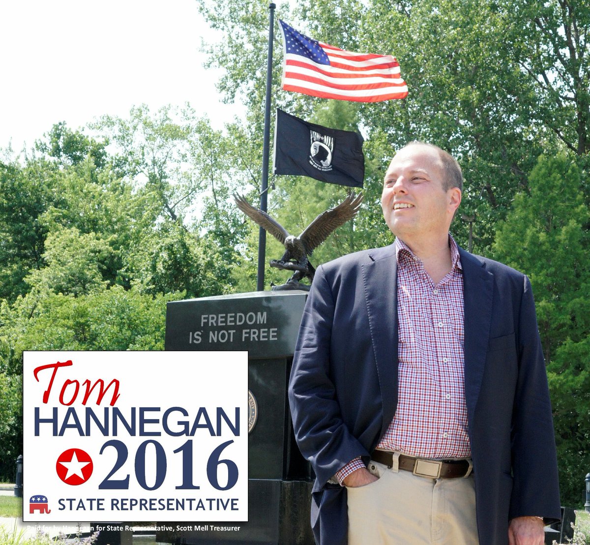TomHannegan's tweet photo. I will work to shorten wait times at VA facilities in our state and help companies that hire Veterans. #Aug2Primary https://t.co/iKveME1mjq