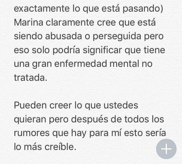 Forritacomovos_'s tweet photo. @zorrrraaaaa nose, puede ser. El maltrato también ya nose que pensar #savemarinaroyce https://t.co/R5zFSZq0E0
