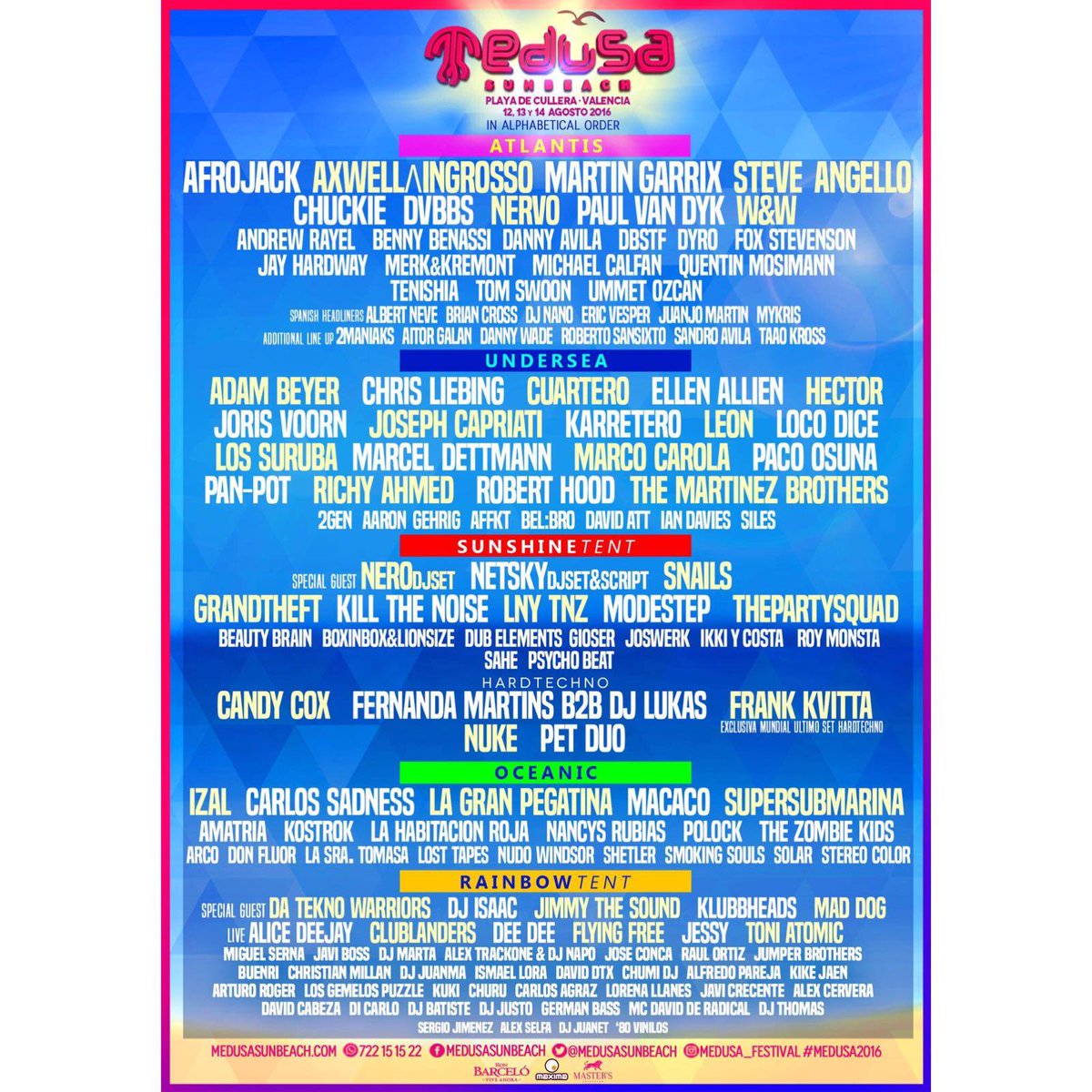 ASummerStoryOfi's tweet image. #CONCURSO: RT. Sorteo de 5 entradas para uno de los festivales que no puedes perderte este verano! @medusasunbeach