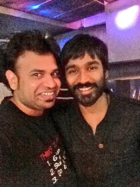 Premgiamaren's tweet photo. Happy birthday bro 🎂 @dhanushkraja https://t.co/ydoHCXD4GY