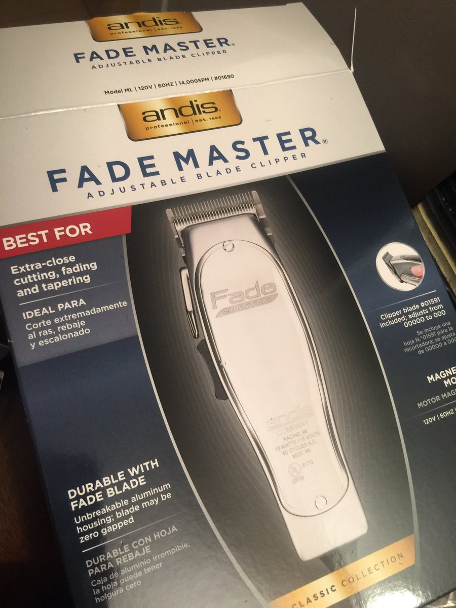 My clippers came!!! No more ashy ass barbershops for me