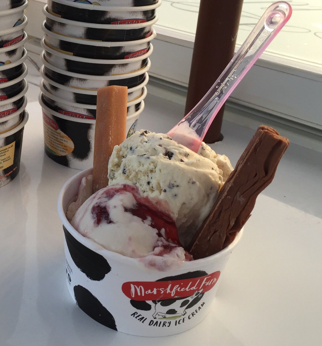 CIcecreamco's tweet photo. We recently attended a 50th &amp; 18th double birthday celebration for a lovely family! Beautiful evening for it! 🎉☀️🍦 https://t.co/6twgHOz4lL