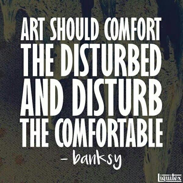 blinkcreative1's tweet photo. Here is one of the many thought-provoking quotes by #Banksy to help you get through this #humpday. #WednesdayWisdom https://t.co/9y5GAZGC9p