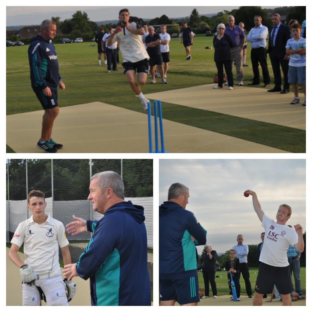 Amazing to have Paul Farbrace delivering this workshop for <a href="/ECBCA_Kent/">@ECBCA_Kent</a> at <a href="/SVCC1734/">Sevenoaks Vine</a> - great evening for all!