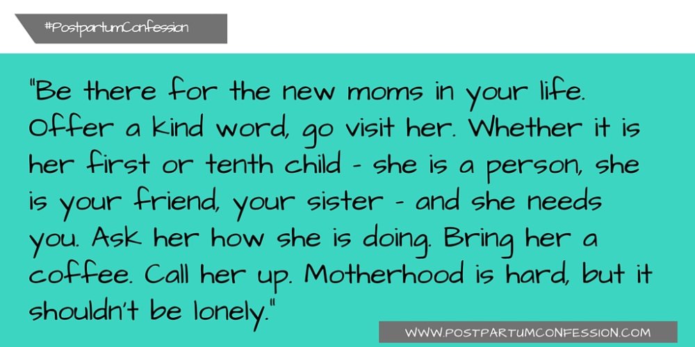 postpartumstory's tweet photo. How did your friends and #family show up for you after you had a #baby?

#postpartumconfession #takebackpostpartum https://t.co/An1IDb28WF