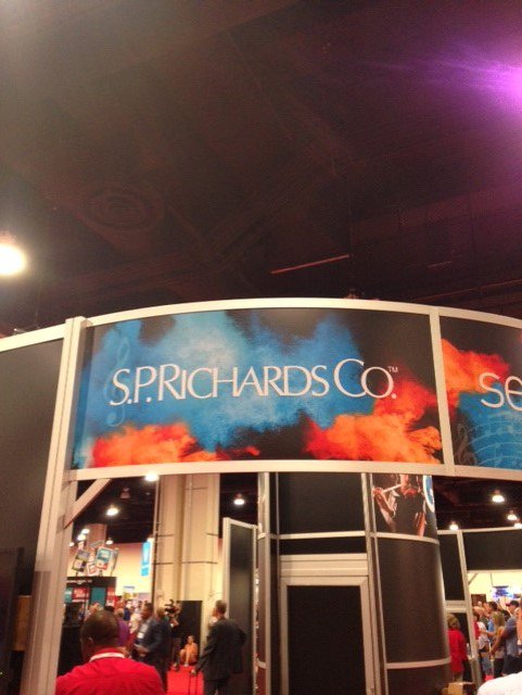 AmpliVox's tweet photo. We had a great time during last week's #SPRABC talking lecterns and podiums with @SPRichards customers and dealers. https://t.co/9pYq1wK91w