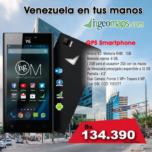 compumall's tweet photo. Smartphone #IngOM¡Vayas a donde vayas @ingeomaps se asegura de que llegues a tu destino!Búscalo en nuestras tiendas https://t.co/Kj3Cc99Ran