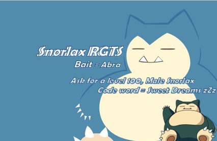 UchihaKate's tweet image. Snorlax RGTS starts in 10 minutes, get your Abra ready! &amp;lt;3