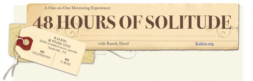 48 Hours of Solitude kalien.org/product/48-hou…
